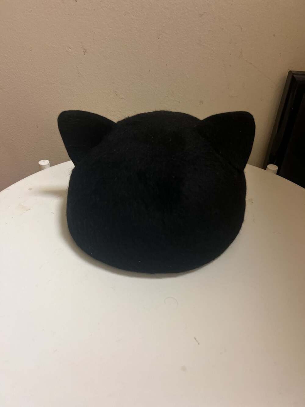 Eugenia Kim Caterina Rabbit-Felt Cat Ear Hat Black